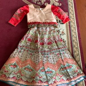 Pretty girls lehnga size is good for 5-8 year old